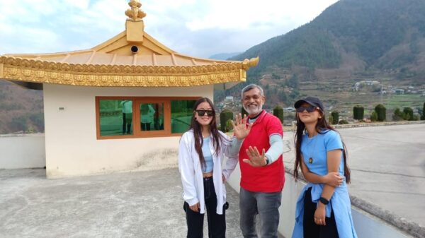 Guest spending some beautiful moment with Arunachal Local Ladies